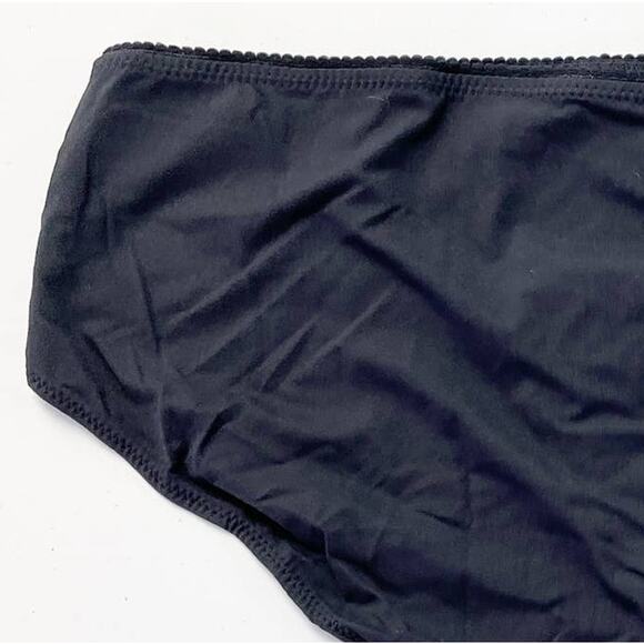 NEW Adore Me Plus Size 2X Hipster Panties Jet‎ Black Full Coverage Bottom - Picture 4 of 9